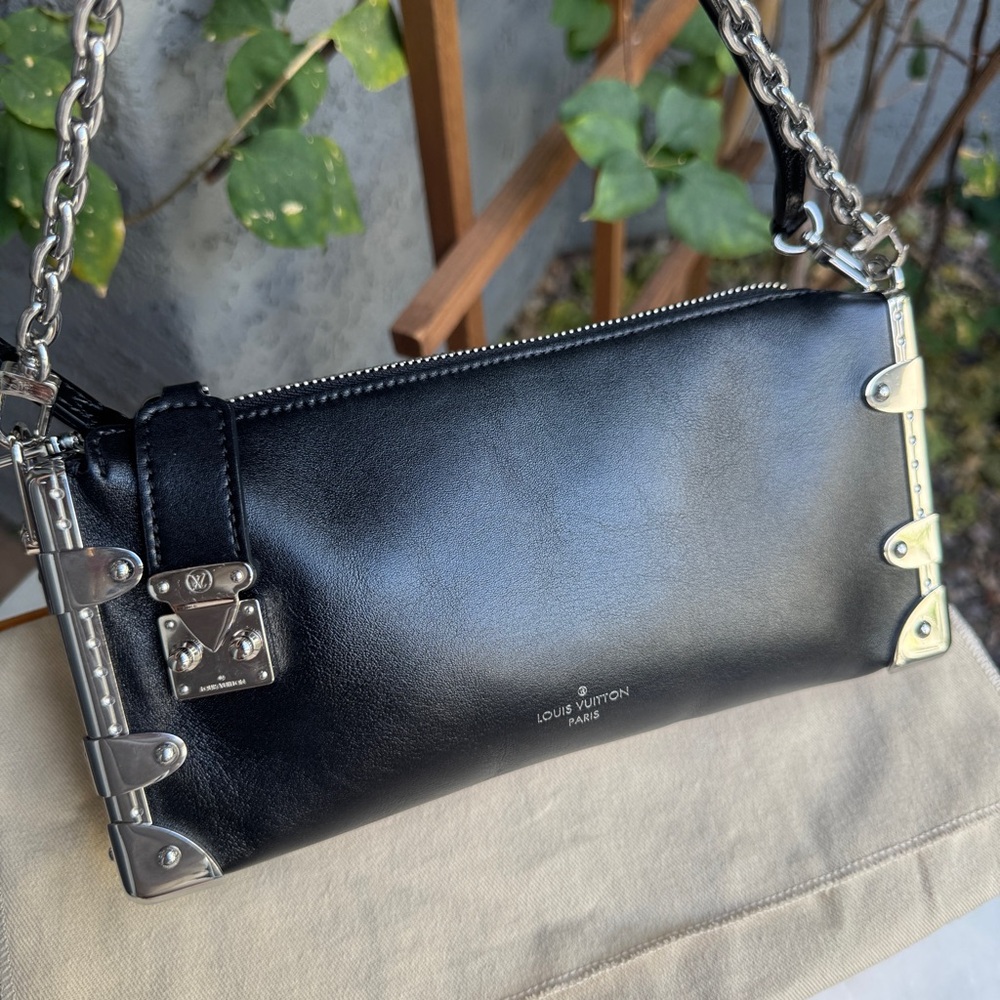 Louis Vuitton Calfskin Leather Soft Slim Trunk Crossbody - Picture 3 of 16